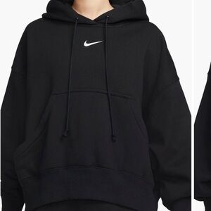 Nike Black Pullover with White Swoosh